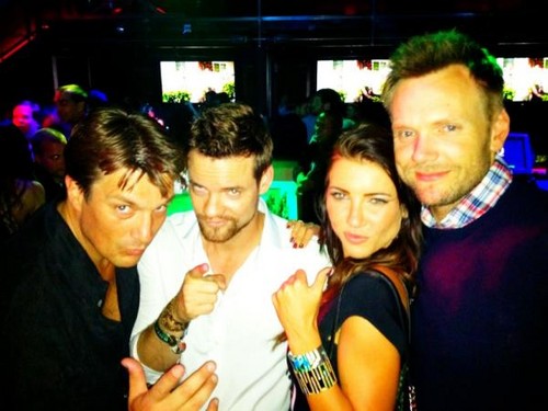Joel McHale with Nathan Fillion & Shane West at Comic Con 2012