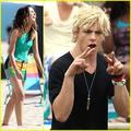 Laura and Ross at the beach - austin-and-ally photo