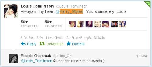 Louis/Harry Tweets
