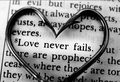 Love never fails - love photo