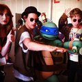 Matt, Karen & Arthur at Comic Con 2012 - doctor-who photo