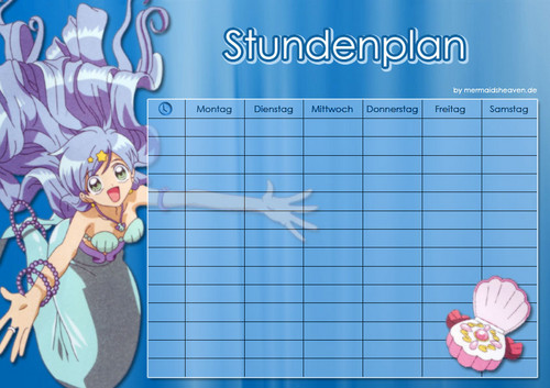 Mermaid Melody time table