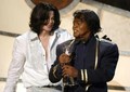 Michael With His Longtime Idol, James Brown - michael-jackson photo