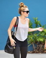 Miley Cyrus - At Winsor Pilates in West Hollywood [13th July] - miley-cyrus photo