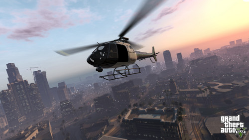 GTA V screenshot - helicopter