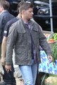 On the set in Vancouver, Canada - jensen-ackles photo