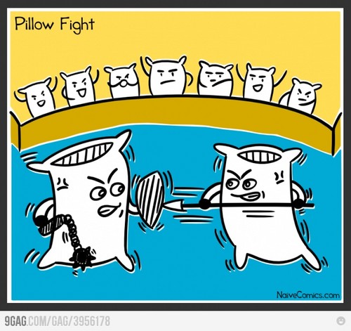 Pillow Fight!! XD