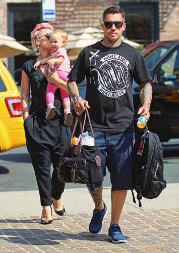  rosa And Carey Take Willow Out In New York [July 11, 2012]