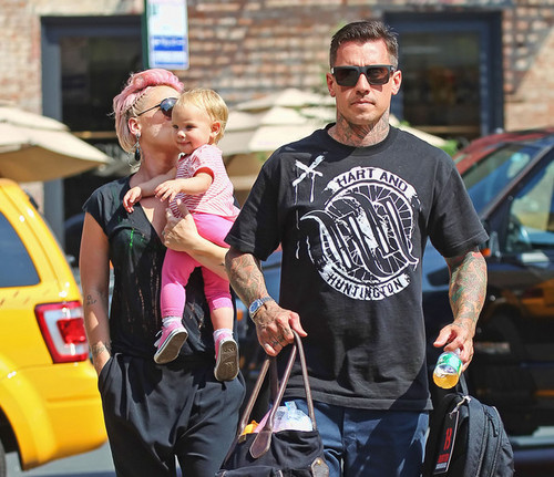 Pink And Carey Take Willow Out In New York [July 11, 2012]