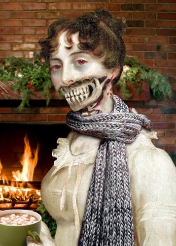 Pride and Prejudice and Zombies - Christmas art