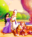 Princess Jasmine and Aladdin - disney-princess photo