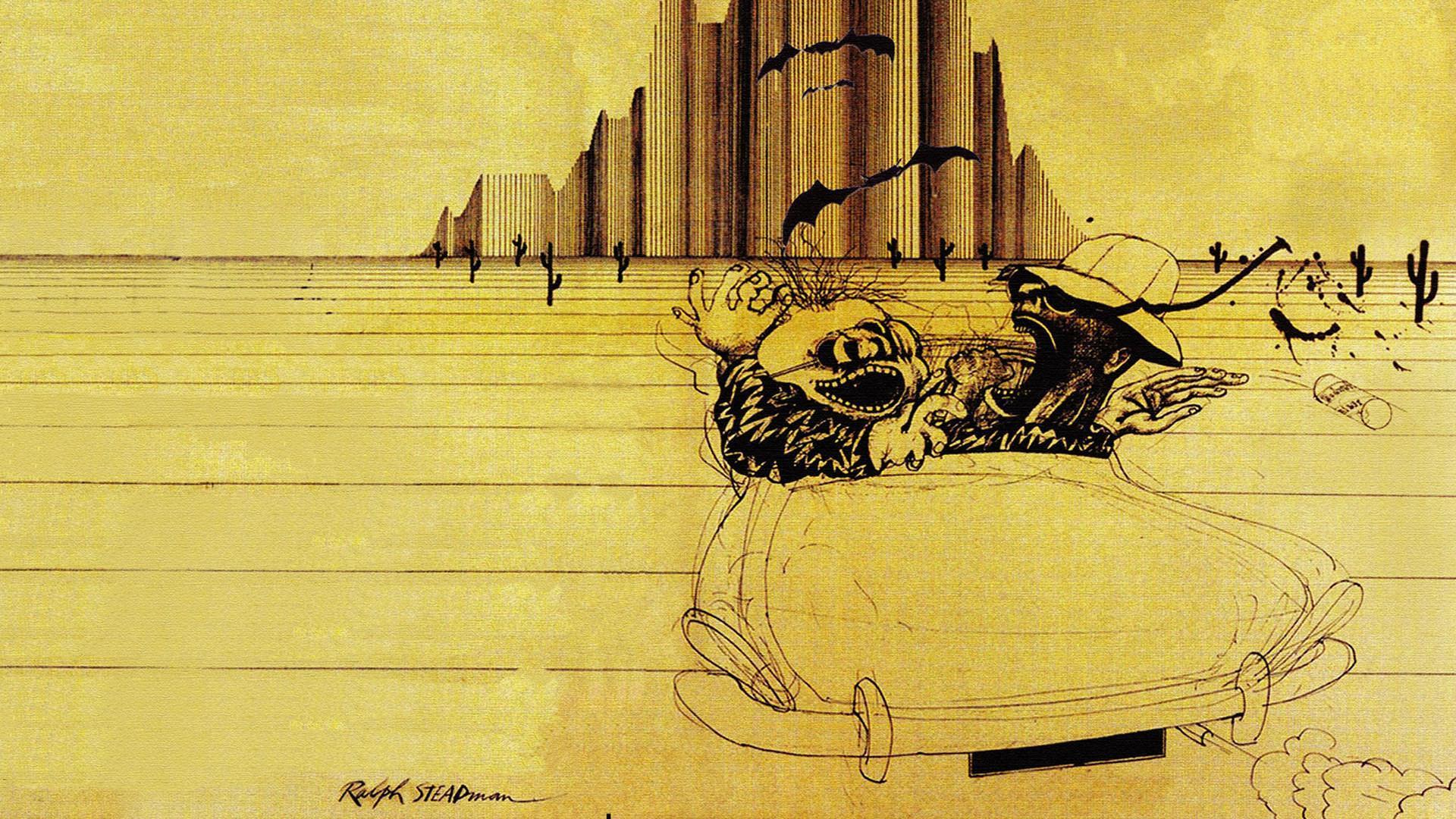 Ralph Steadman Illustration Fear And Loathing In Las Vegas 壁紙 ファンポップ