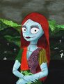 Sally as Mona Lisa - nightmare-before-christmas fan art