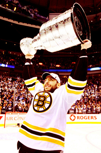  Milan Lucic and the Stanley Cup - 2011