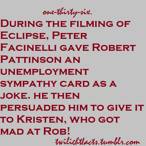 Twilight Facts (Kristen's Only)
