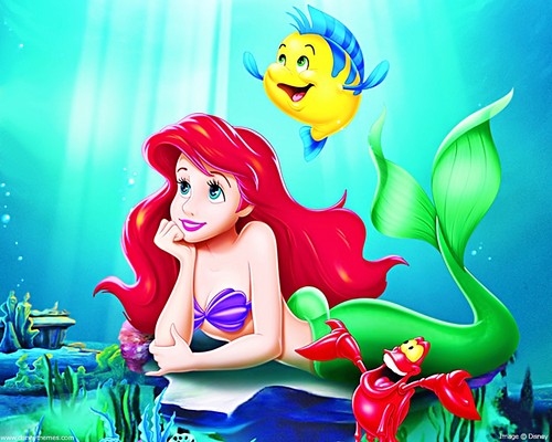  Walt Disney achtergronden - The Little Mermaid