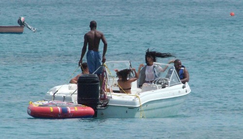 Wearing Bikini In Barbados [12 July 2012]