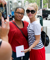 On set of Paranoia in Philadelphia [21st July] - miley-cyrus photo