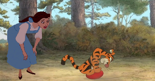  "Tigger, what are anda doing?"