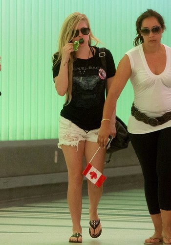 Arriving at LAX Airport, LA (22 July 2012)