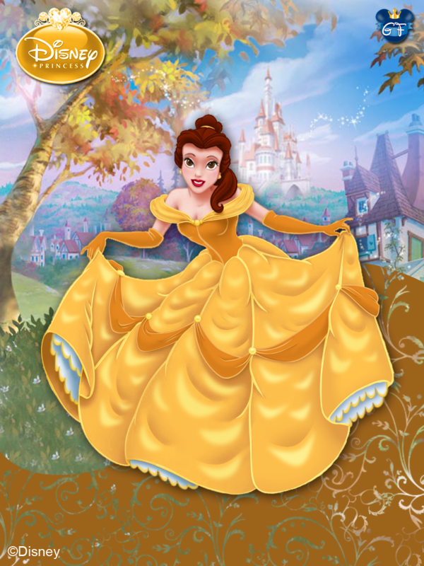 Belle original dress color. - Disney Princess Fan Art (31584906) - Fanpop