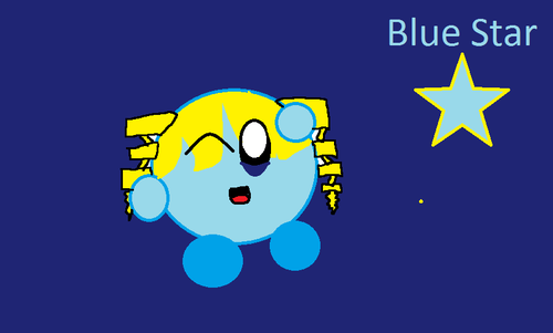  Blue stella, star
