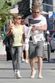 Chris Hemsworth and Elsa Pataky Take Baby India on a Walk - chris-hemsworth photo