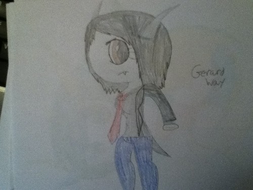 Gerard as a Girl + Bat :3