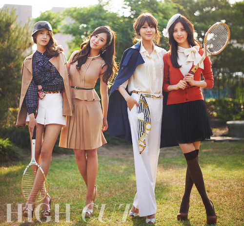 Girls' Generation for "High Cut" London Olympics themed issue