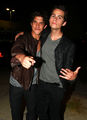 Hanging Out After 2011 MTV VMAs - dylan-obrien photo