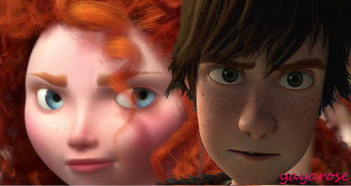  Hiccup and Merida