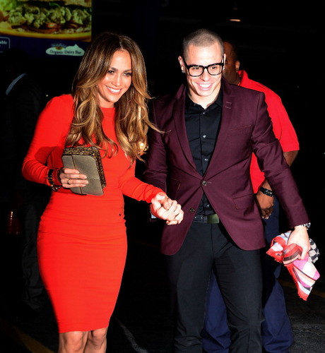 Jennifer Lopez And Casper Smart Out Celebrating Her Birthday