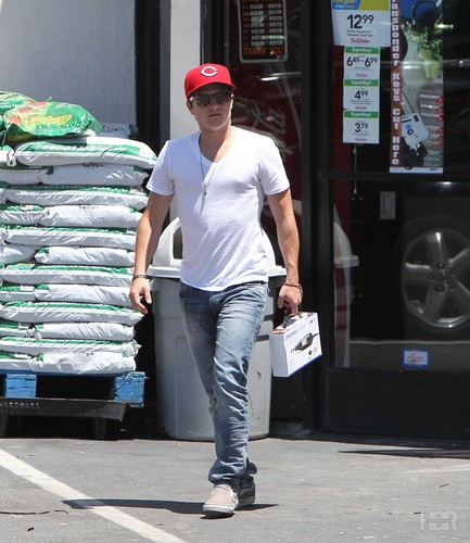  Josh leaving a hardware store - July 17th