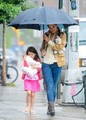 Katie Holmes and Suri Eat Out in NYC [July 20, 2012] - katie-holmes photo