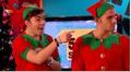 Max & Nathan dressed as Santa's little helpers So Cute <3 - the-wanted photo