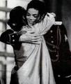 Michael Hugging Fellow Entertainer, Debbie Allen - michael-jackson photo