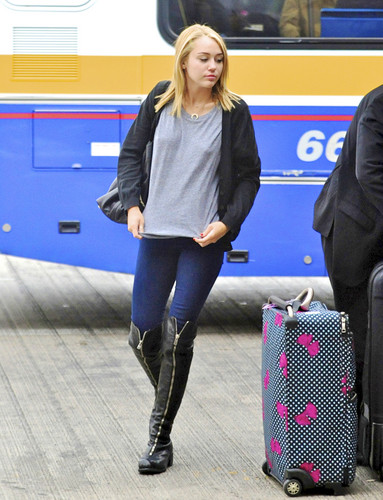 Miley Cyrus - Departing from LAX Airport [17th July]