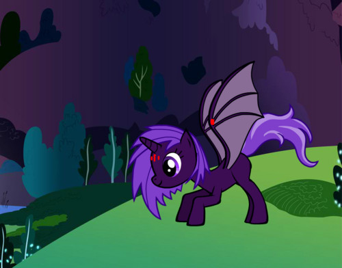  Moonshadow as poni, pony