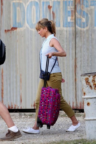 On the Set of "We're the Millers" [July 25, 2012]