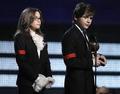 Prince and Paris Accepting The Lifetime Acheivement Grammy On Their Father's Behalf  - michael-jackson photo