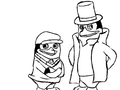 Professor Kowalski and Private (Incomplete) - penguins-of-madagascar fan art