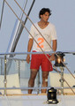 Rafael Nadal Takes Time Out To Relax [July 8, 2012] - rafael-nadal photo