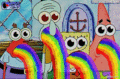 Rainbow Gang Fish - spongebob-squarepants fan art