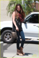 Selena - Going to Panera Bread in Sherman Oaks with her grandparents - July 24, 2012 - selena-gomez photo