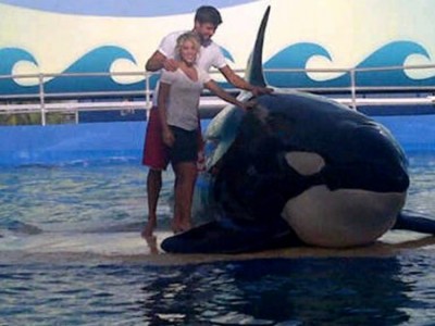  샤키라 and Gerard visit the Miami Seaquarium [July 18, 2012]