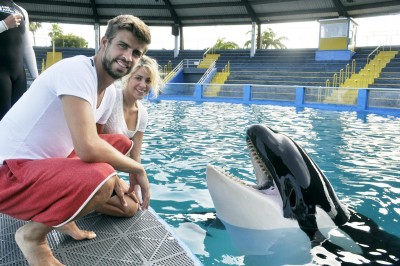  Шакира and Gerard visit the Miami Seaquarium [July 18, 2012]