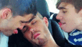 Tom and Nathan tease Max while he sleeps - the-wanted photo