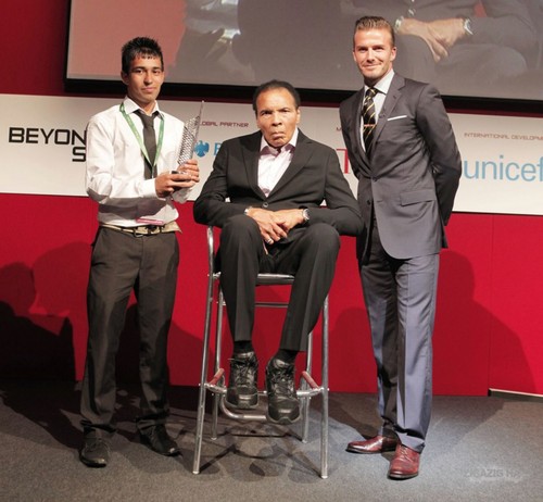  July 24th - लंडन - David at the inaugural Generation Ali Beyond Sport Award