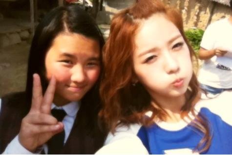 120520 A PINK Bomi’s Selca from Love Request Set