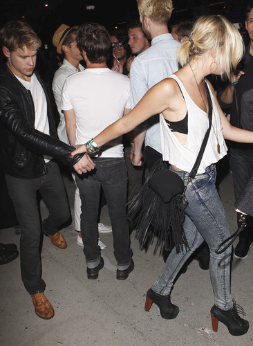 Chord and friends leave Bootsy Bellows, July 28th 2012